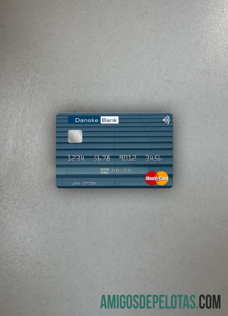 Lituânia Danske Bank Mastercard Photolook Front amostra